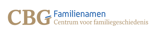 Logo van de website CBG-Familienamen.